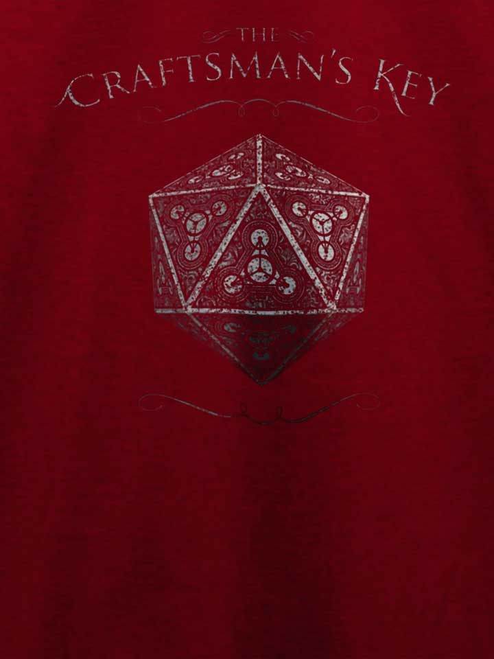 craftsmans-key-dice-t-shirt bordeaux 4