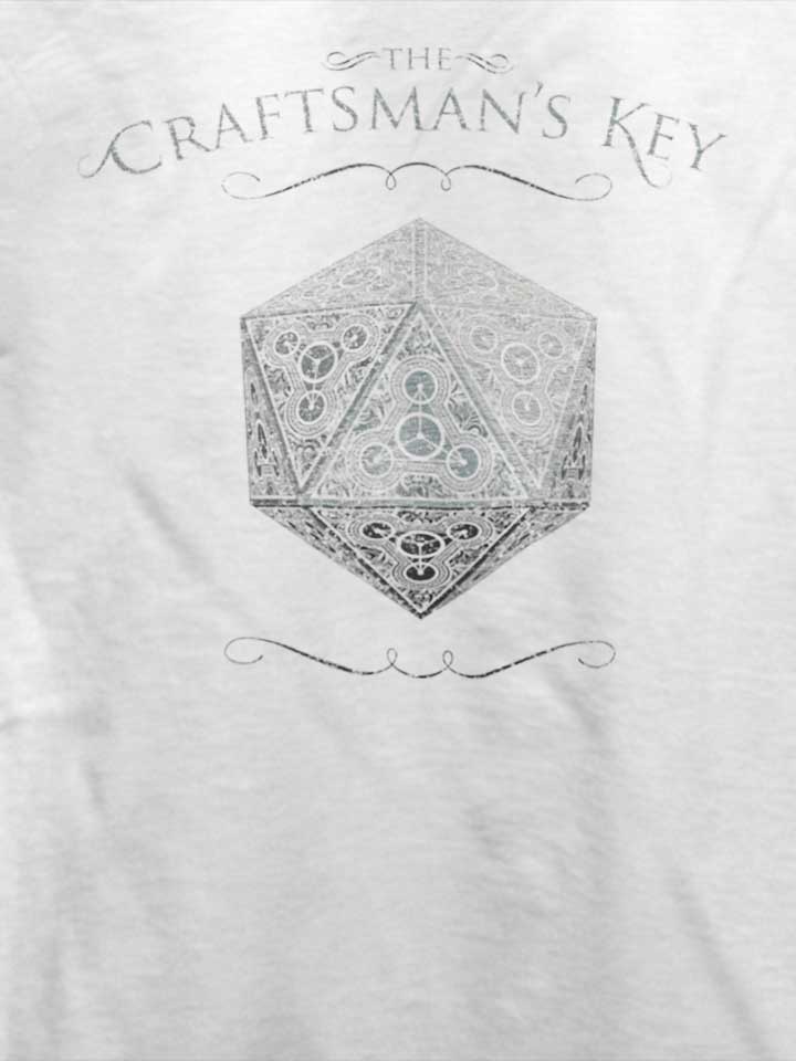 craftsmans-key-dice-t-shirt weiss 4