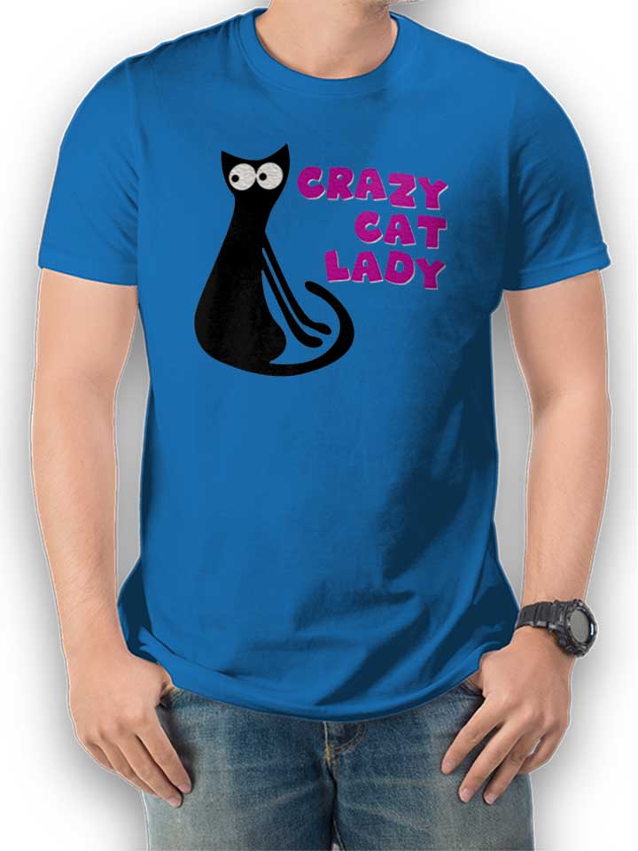 Crazy Cat Lady T-Shirt royal L