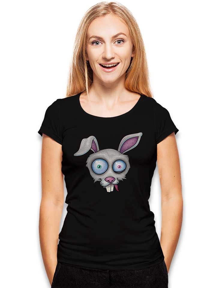crazy-white-rabbit-damen-t-shirt schwarz 2