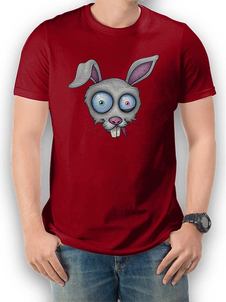 crazy-white-rabbit-t-shirt bordeaux 1