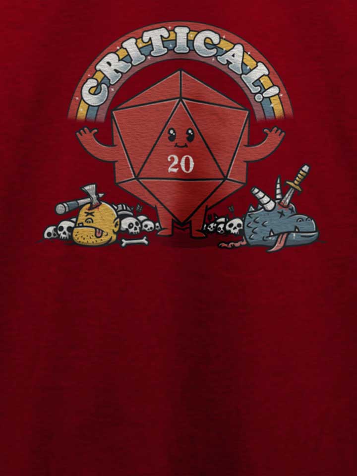 critical-202-dice-t-shirt bordeaux 4