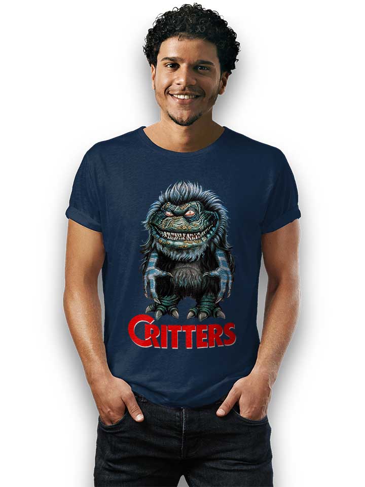 critters-t-shirt dunkelblau 2