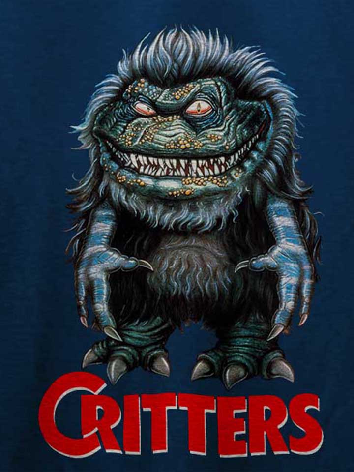 critters-t-shirt dunkelblau 4