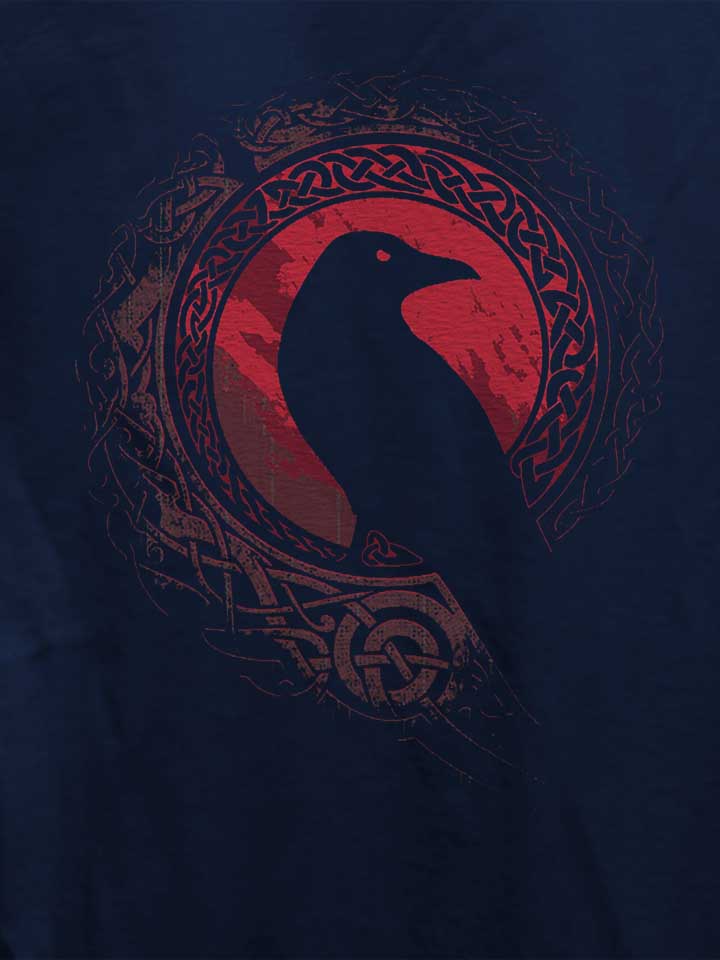 crow-damen-t-shirt dunkelblau 4