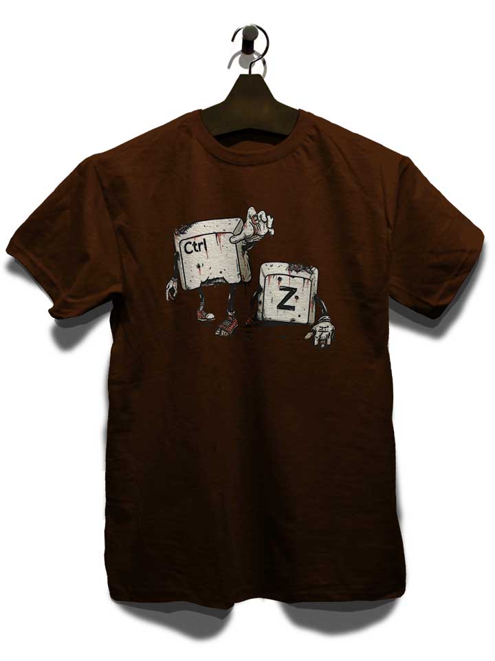 crtl-z-zombies-t-shirt braun 3
