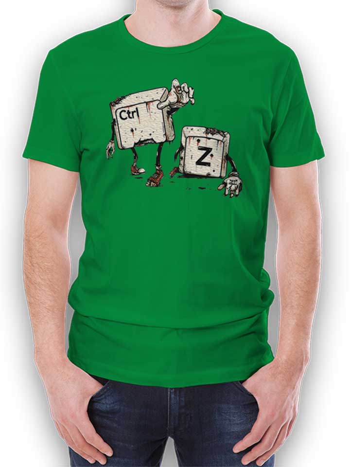 Crtl Z Zombies T-Shirt vert L