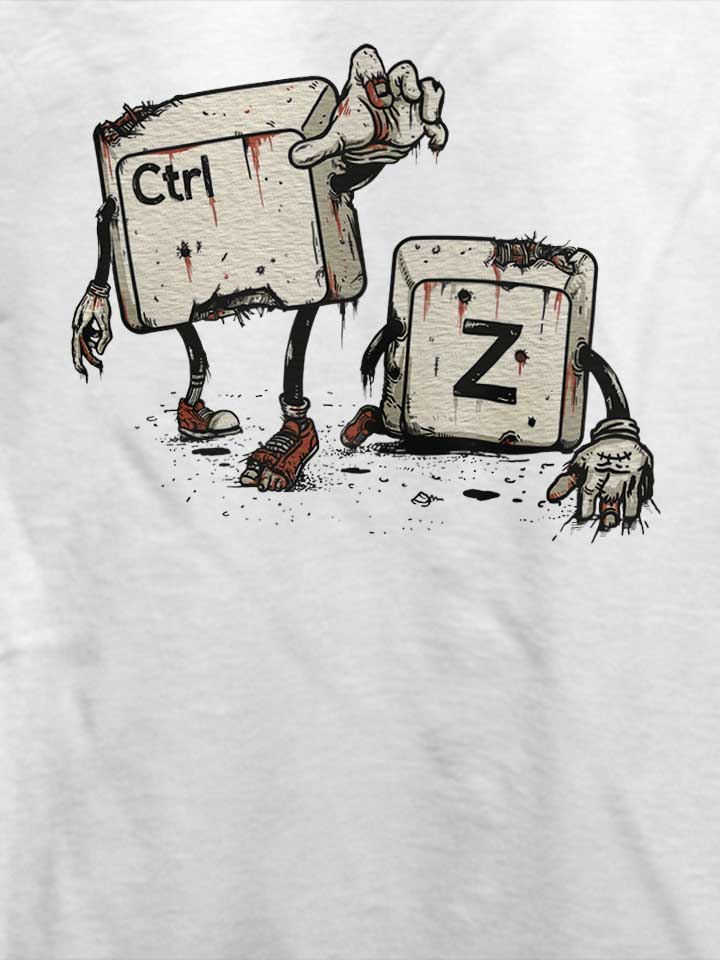 crtl-z-zombies-t-shirt weiss 4