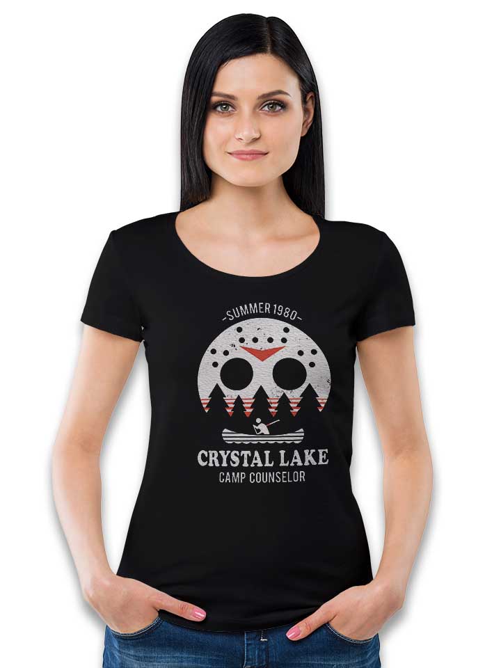 crystal-lake-camp-counselor-damen-t-shirt schwarz 2