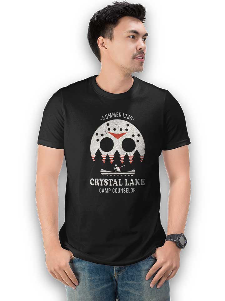 crystal-lake-camp-counselor-t-shirt schwarz 2