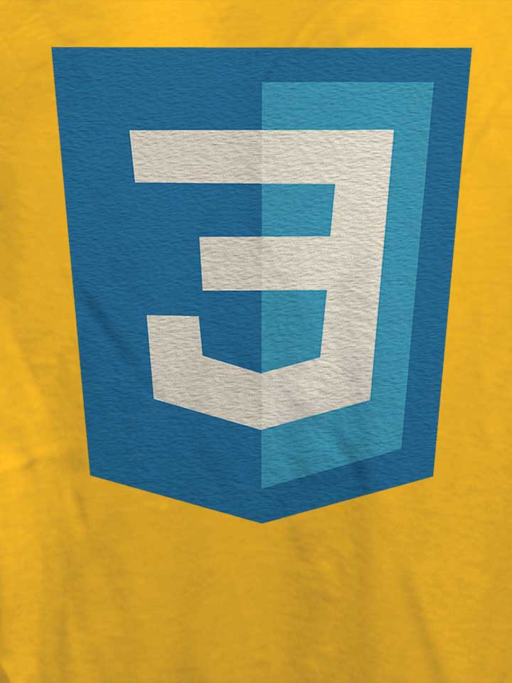 css3-logo-damen-t-shirt gelb 4