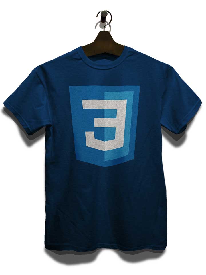 css3-logo-t-shirt dunkelblau 3