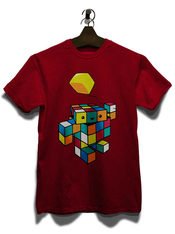cube-with-a-cube-t-shirt bordeaux 3