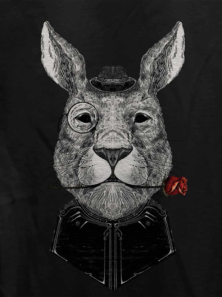 cute-bunny-damen-t-shirt schwarz 4