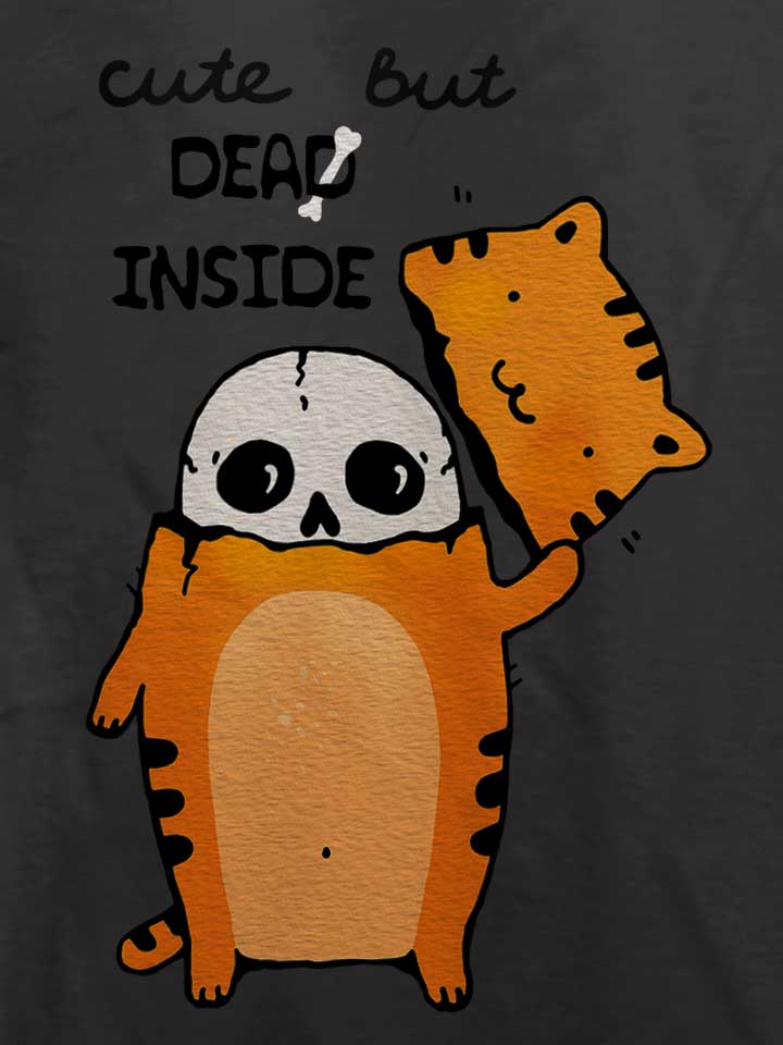 cute-but-dead-inside-cat-t-shirt dunkelgrau 4