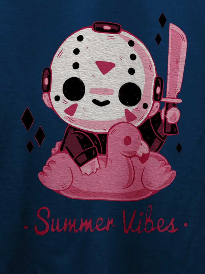 cute-jason-summer-vibes-t-shirt dunkelblau 4