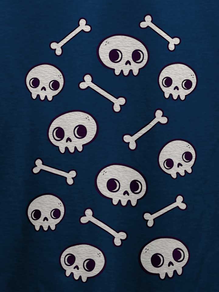 cute-skulls-t-shirt dunkelblau 4