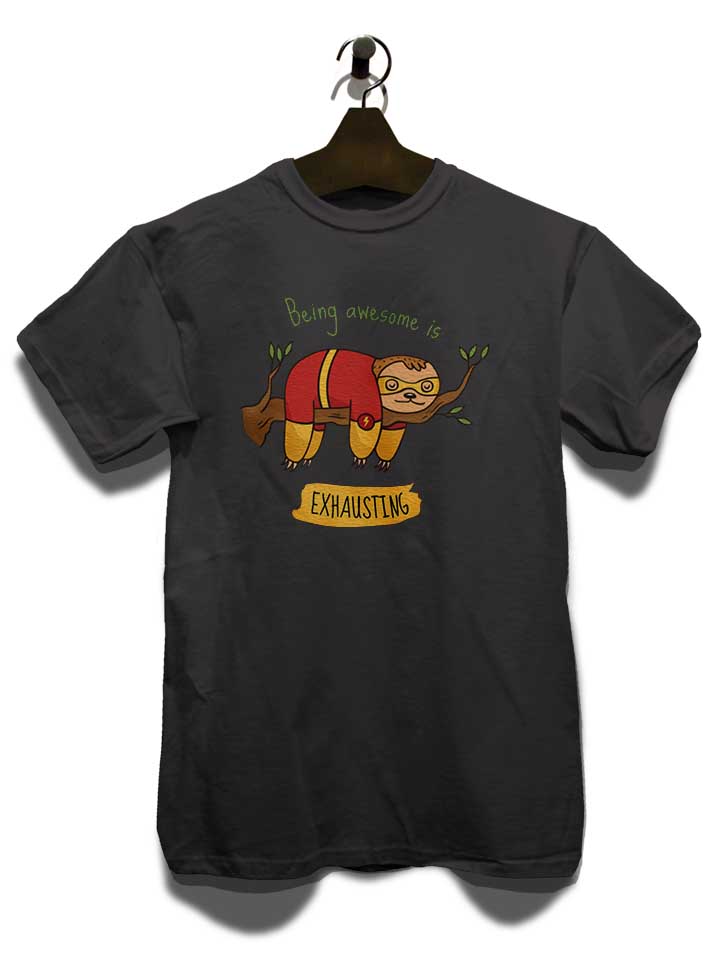 cute-sloth-superhero-t-shirt dunkelgrau 3