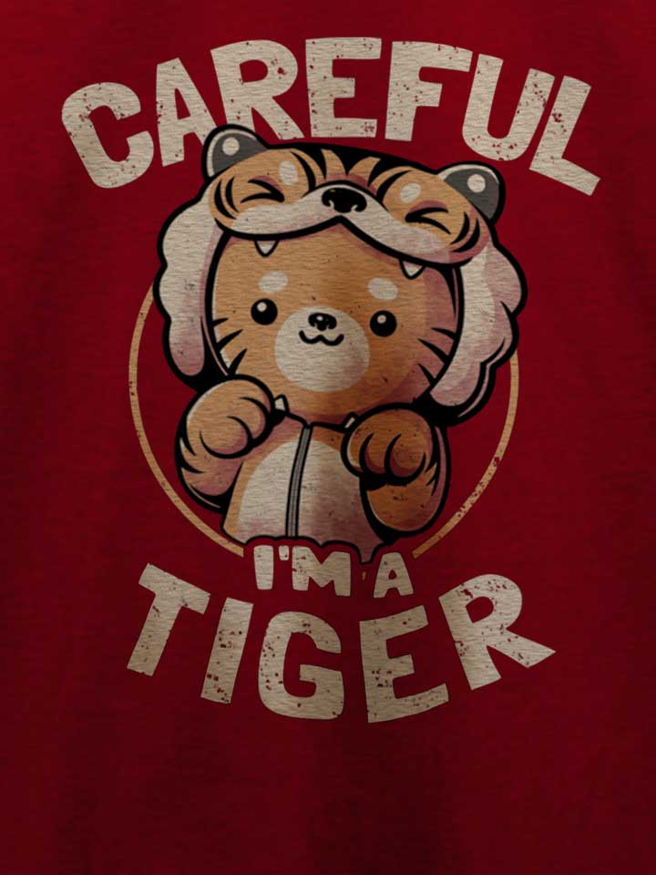 cute-tiger-cat-t-shirt bordeaux 4