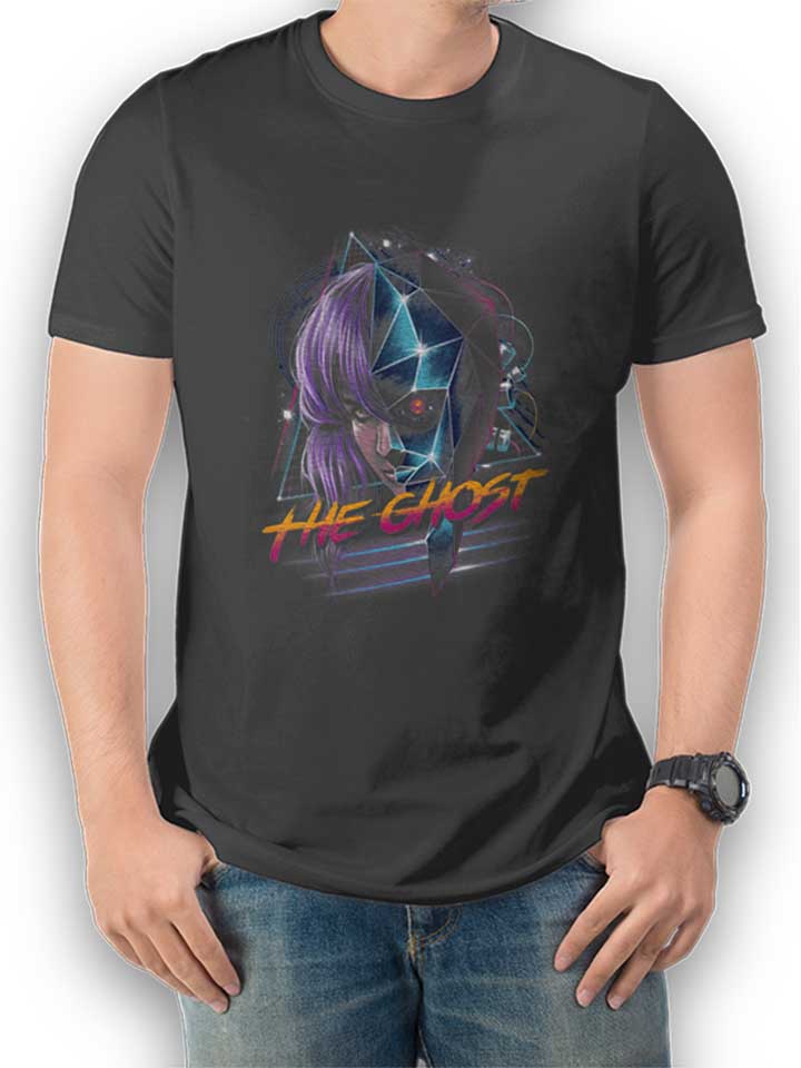 Cyber Ghost T-Shirt grigio-scuro L
