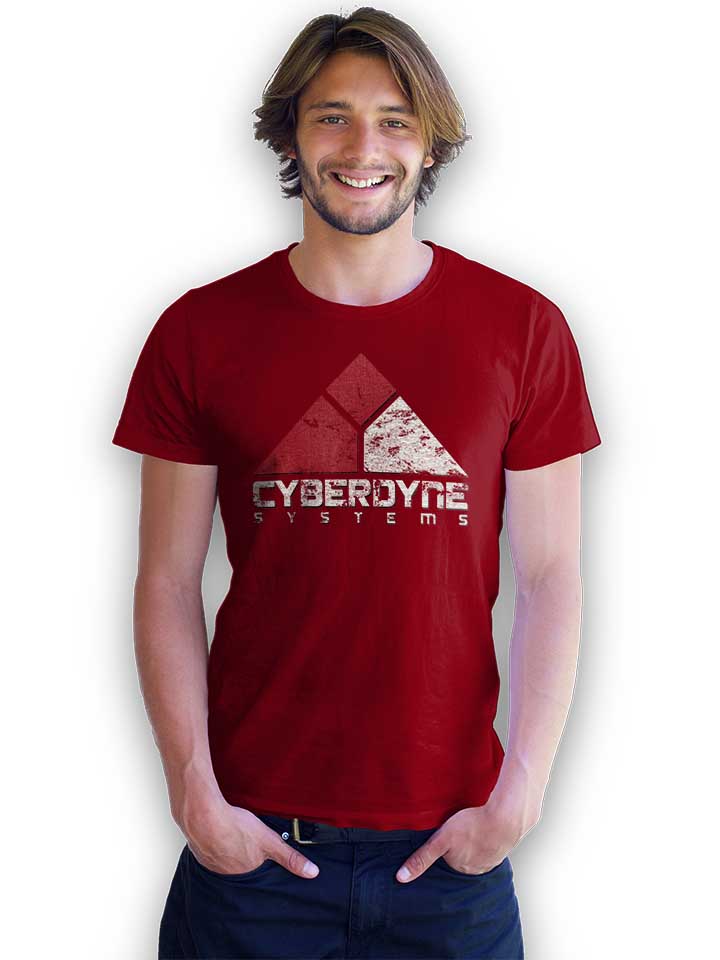 cyberdyne-systems-t-shirt bordeaux 2