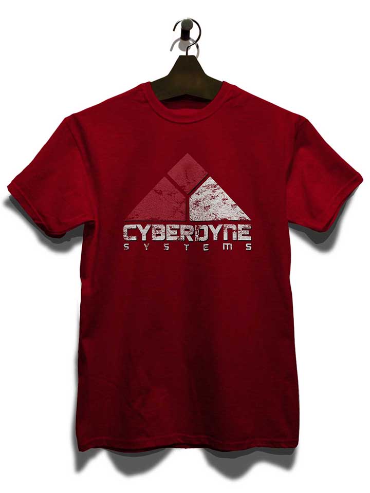 cyberdyne-systems-t-shirt bordeaux 3