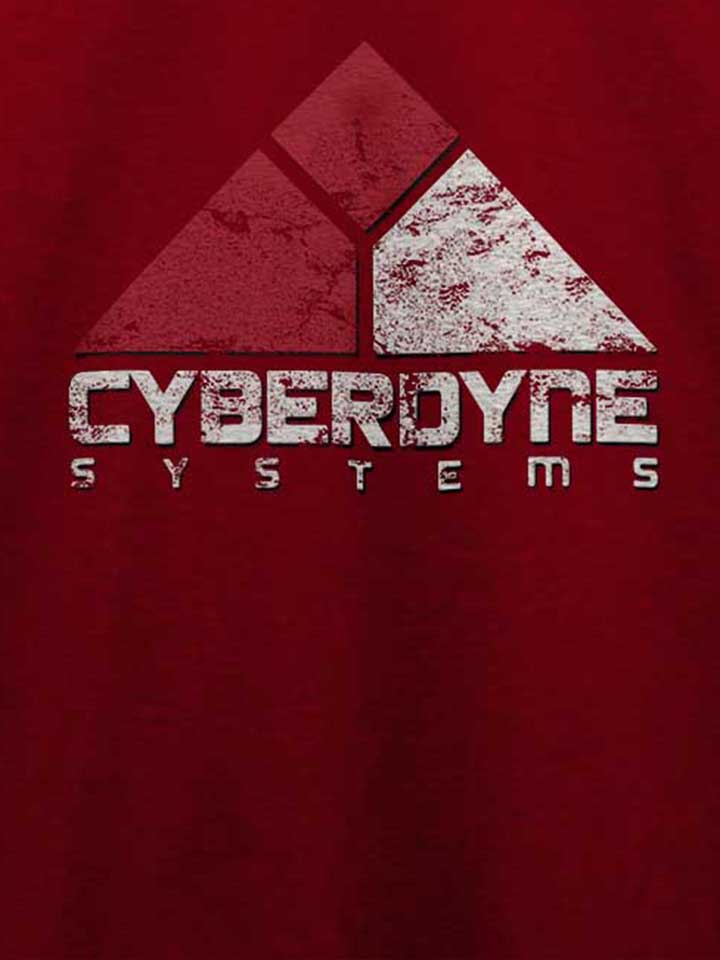 cyberdyne-systems-t-shirt bordeaux 4