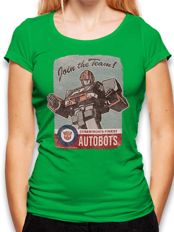 Cybertons Finest Autobots Hood Damen T-Shirt gruen L