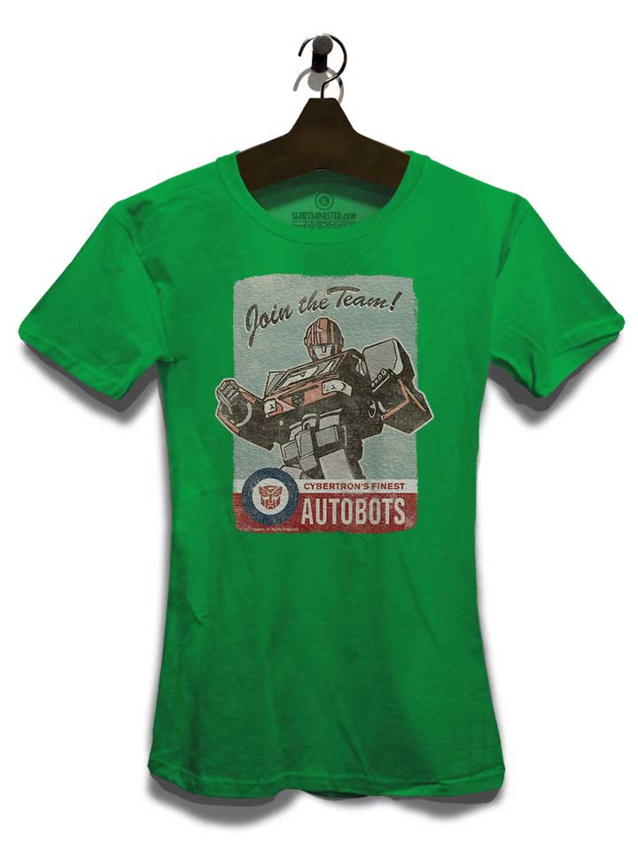 cybertons-finest-autobots-hood-damen-t-shirt gruen 3