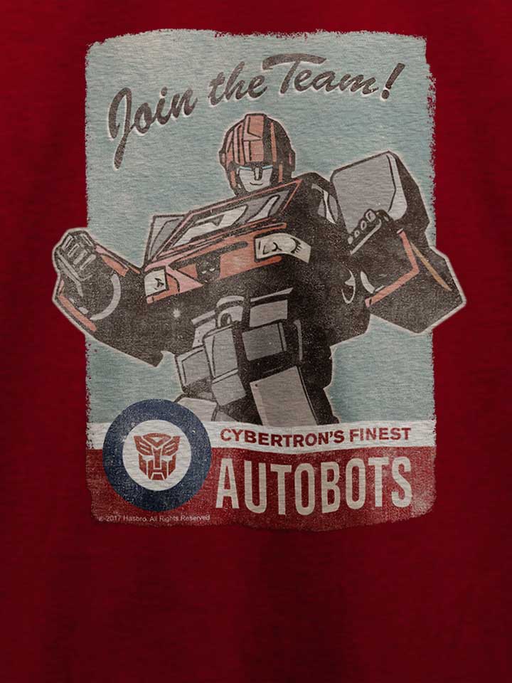 cybertons-finest-autobots-hood-t-shirt bordeaux 4