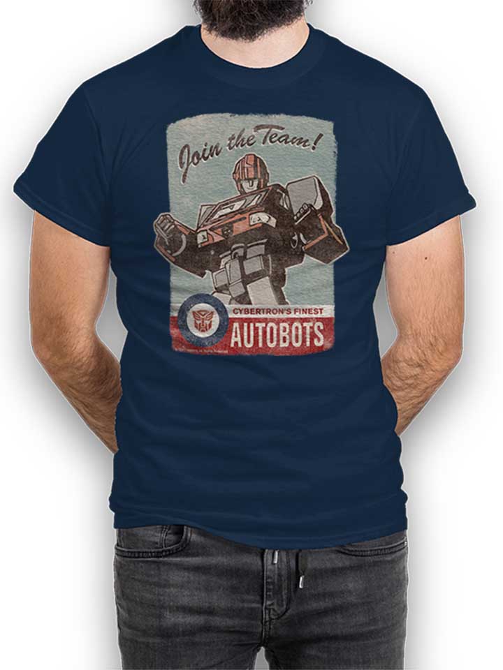 Cybertons Finest Autobots Hood T-Shirt dunkelblau L