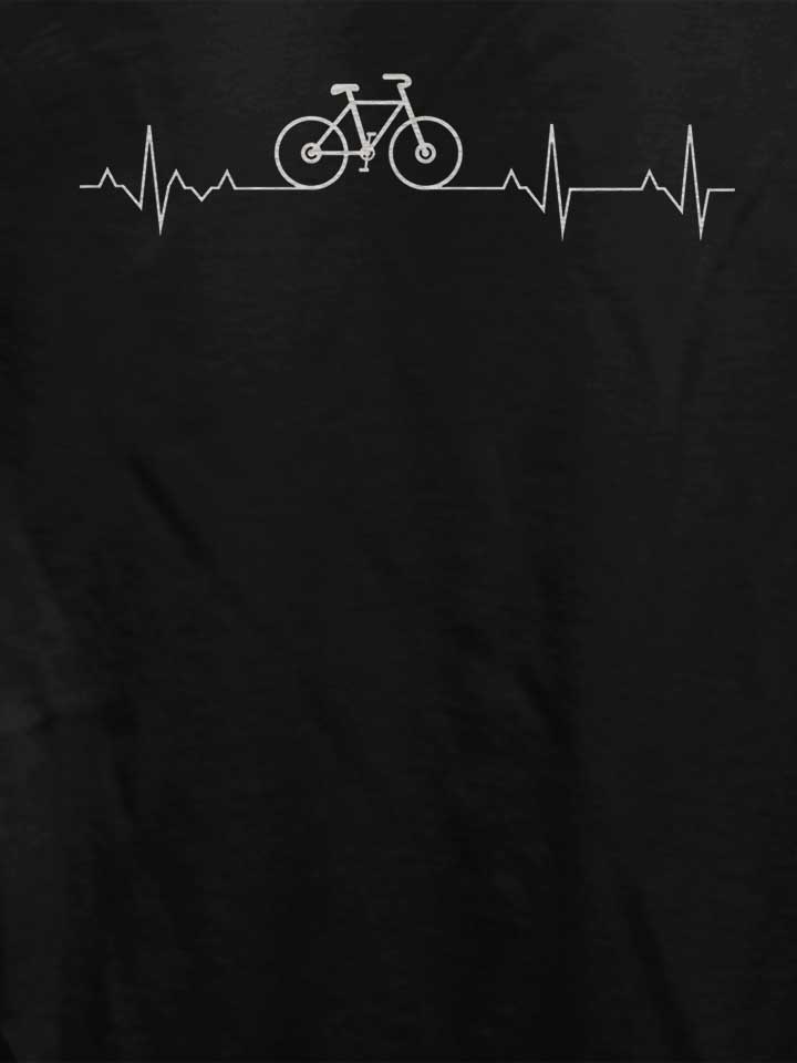 cycling-lover-heartbeat-damen-t-shirt schwarz 4