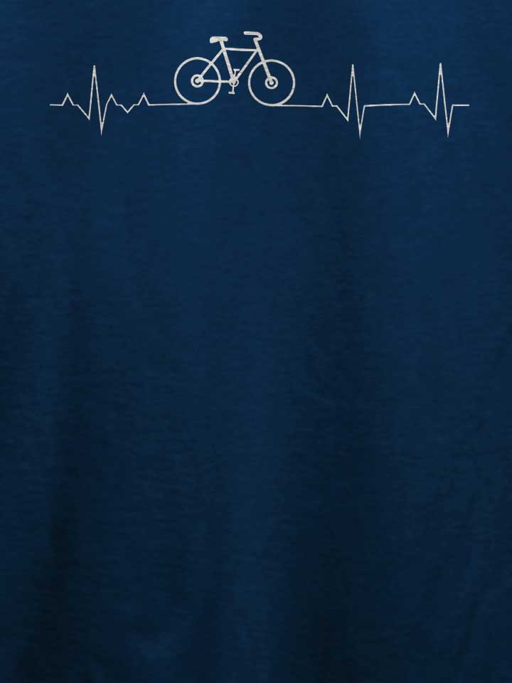 cycling-lover-heartbeat-t-shirt dunkelblau 4