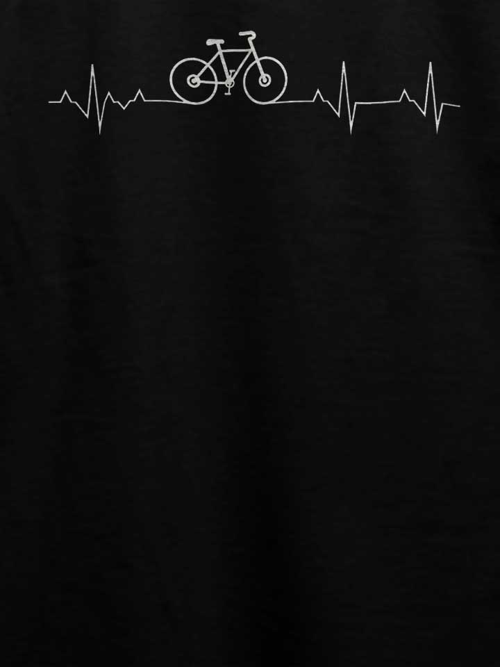 cycling-lover-heartbeat-t-shirt schwarz 4