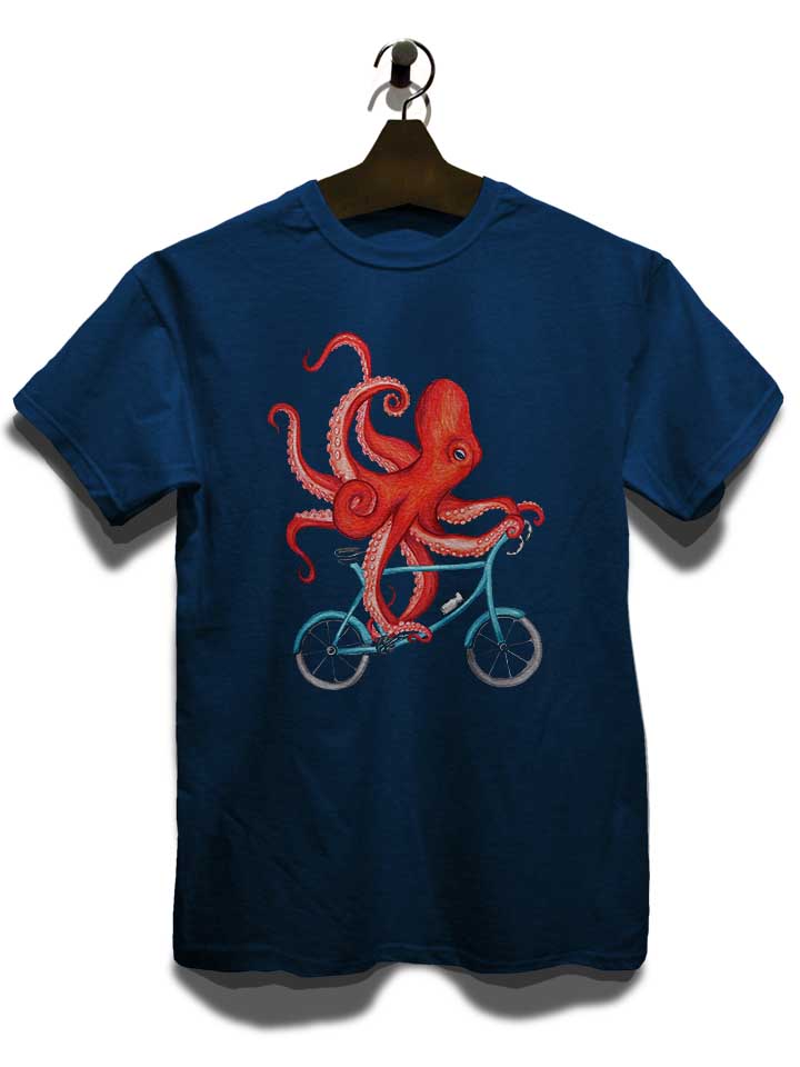 cycling-octopus-t-shirt dunkelblau 3