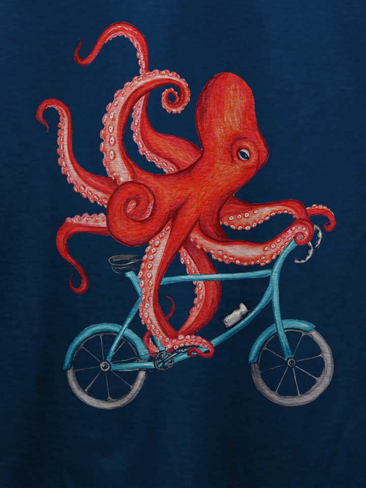cycling-octopus-t-shirt dunkelblau 4