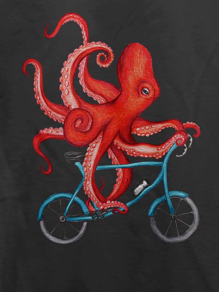 cycling-octopus-t-shirt dunkelgrau 4
