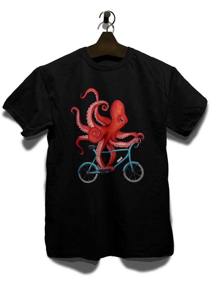 cycling-octopus-t-shirt schwarz 3