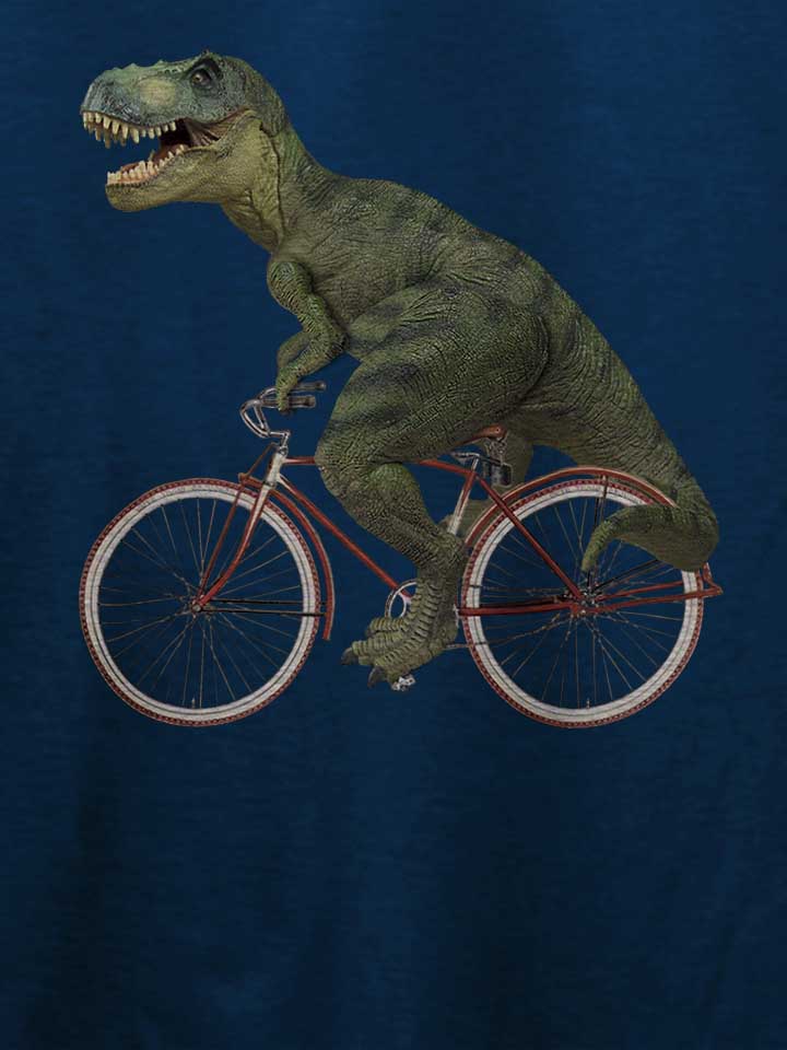cycling-tyrannosaurus-rex-t-shirt dunkelblau 4