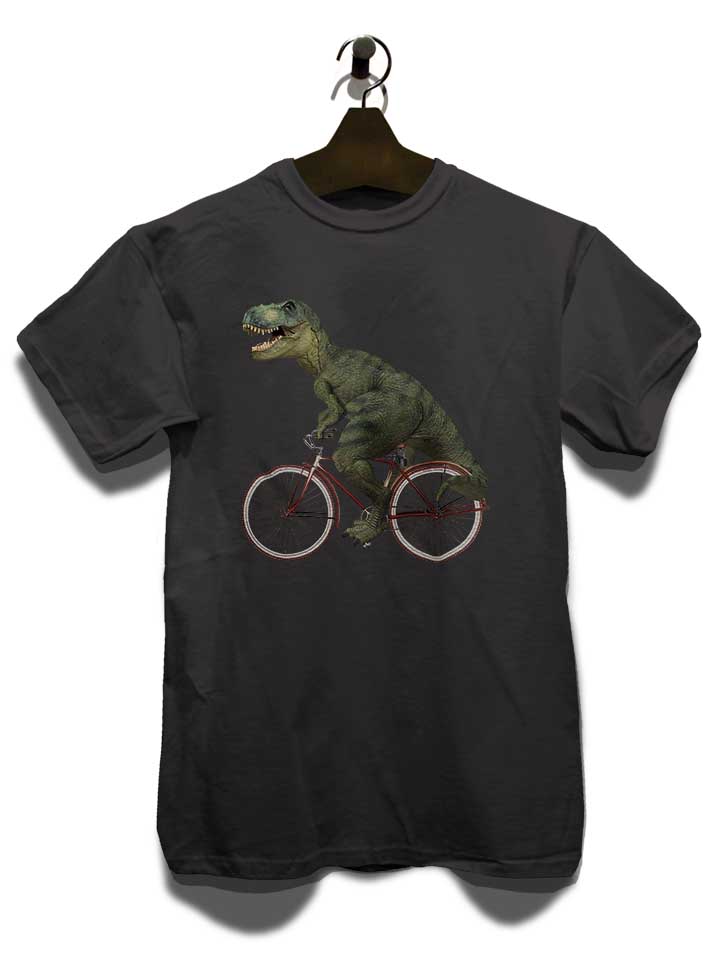 cycling-tyrannosaurus-rex-t-shirt dunkelgrau 3