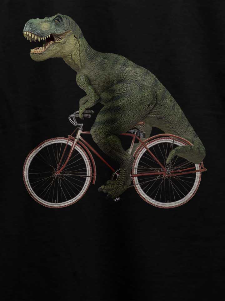 cycling-tyrannosaurus-rex-t-shirt schwarz 4