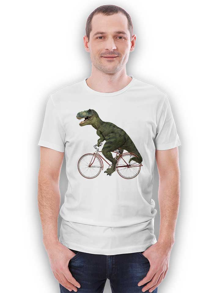 cycling-tyrannosaurus-rex-t-shirt weiss 2