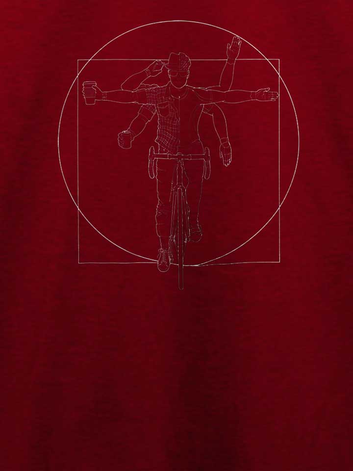 cyclist-anatomy-t-shirt bordeaux 4
