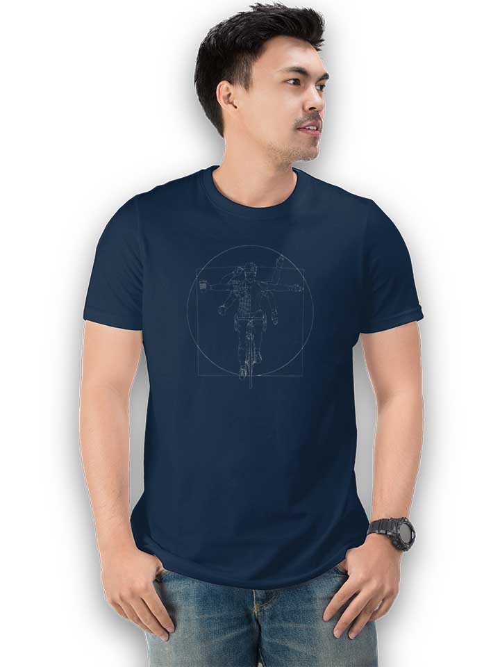 cyclist-anatomy-t-shirt dunkelblau 2