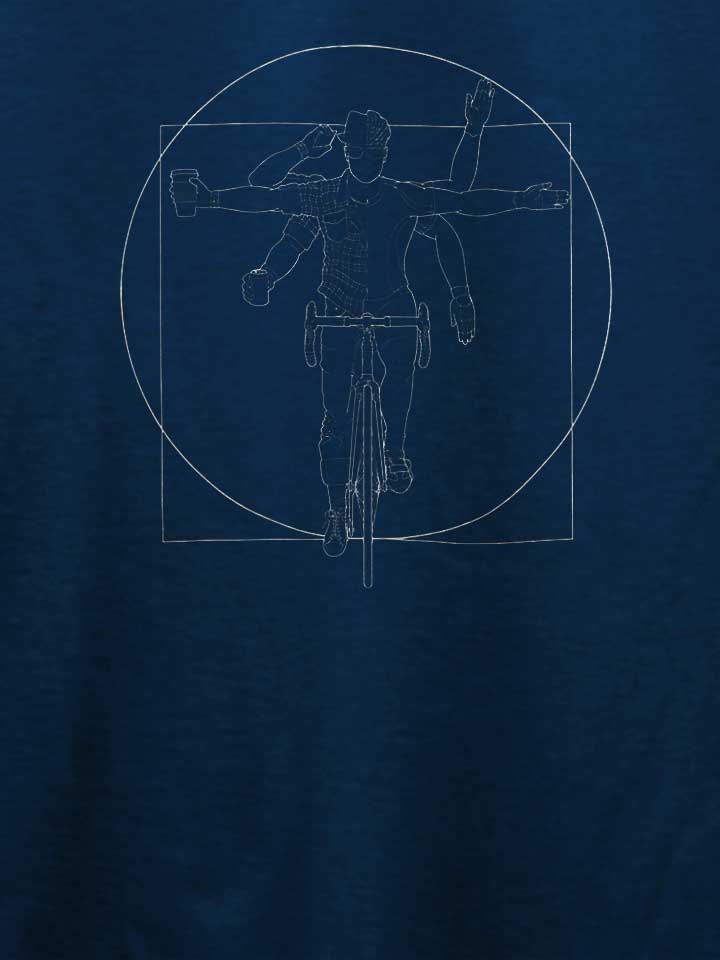 cyclist-anatomy-t-shirt dunkelblau 4