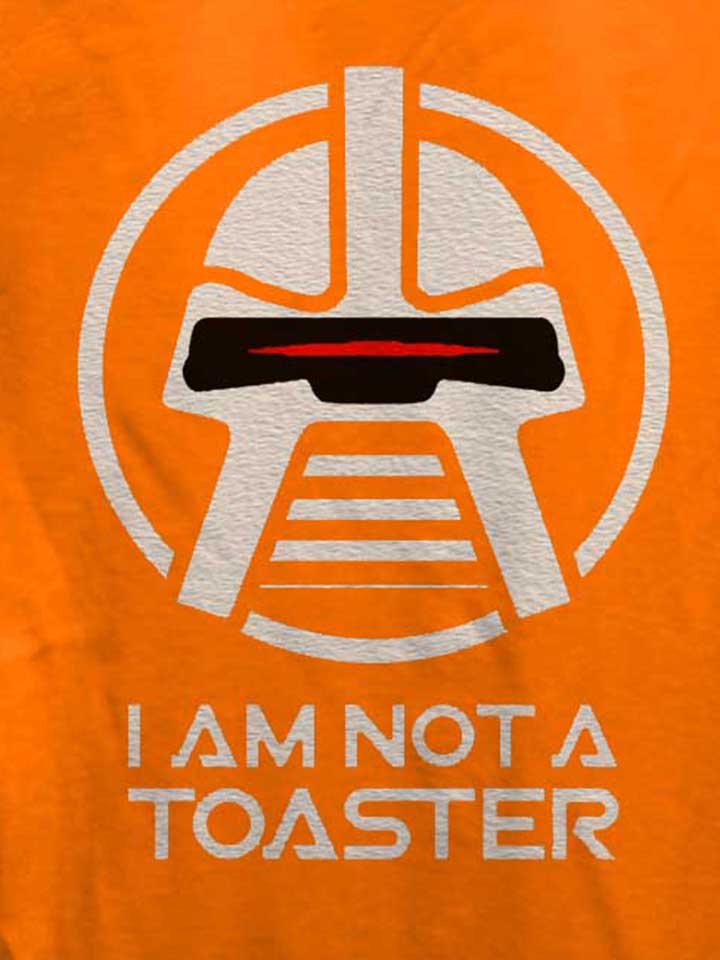 cylon-i-am-not-a-toaster-damen-t-shirt orange 4
