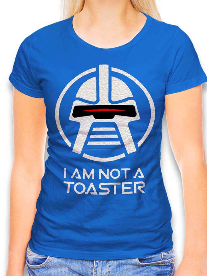 cylon-i-am-not-a-toaster-damen-t-shirt royal 1