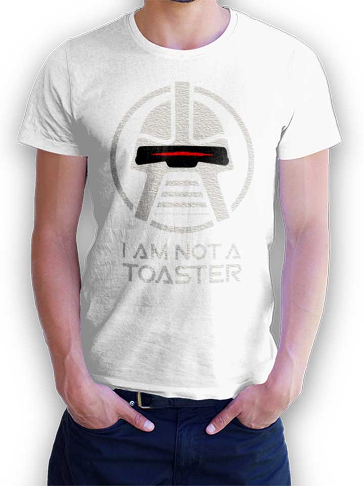 Cylon I Am Not A Toaster T-Shirt weiss L