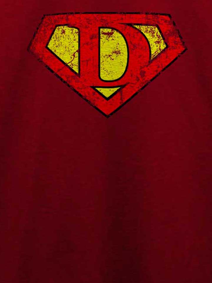 d-buchstabe-logo-vintage-t-shirt bordeaux 4