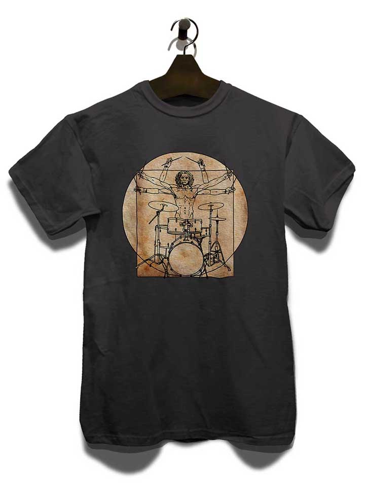 da-vinci-drummer-t-shirt dunkelgrau 3